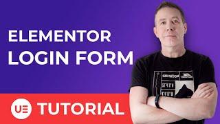 Elementor Login Form Widget Tutorial - Elementor Widgets