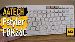 A4Tech Fstyler FBK26C AS обзор. Доступная беспроводная клавиатура для дома и офиса