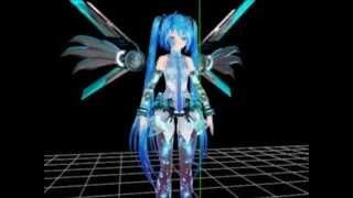 MMD Giantess - Cyber Miku