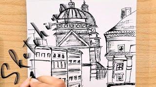 how to sketch as a beginner | easy sketching 