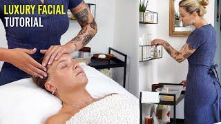 The Most Deeply Relaxing Luxury Facial Massage Tutorial