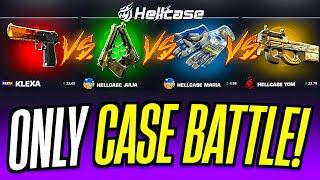 I PLAYED ONLY CASE BATTLES ON HELLCASE ! HELLCASE PROMO CODE 2024 ! HELLCASE GIVEAWAY 2024 !