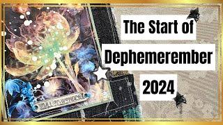 ⭐️Dephemerember 2024 Starts Here: Crafting a Junk Journal from Scratch! (Part 1)