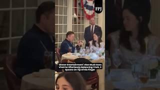 Elon Musk's Fork & Spoon Trick Wows Internet – Viral Dinner Entertainment Moment!