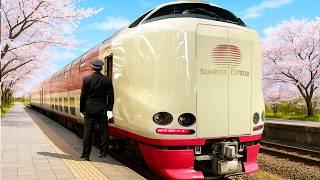 10 Hours on Japan’s First-Class Sleeper Train in Spring |  Sunrise Express
