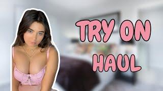 LINGERIE TRANSPARENT | TRY ON HAUL | Close Ups |See through | lingerie No Bra | Sasha Mae