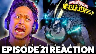 IRON ALL MIGHT vs ALL FOR ONE! My Hero Academia Season 7 Episode 21 REACTION!