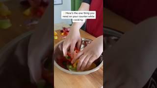 You NEED This On Your Counter While Cooking | #shorts #cookingtips #cookinghacks #cookingathome