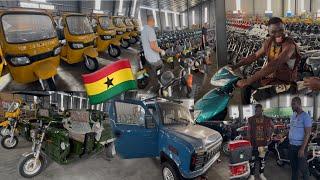 The New Largest Electric Car And Motorcycle Company Finally In Ghana [LETS TOUR‼️]