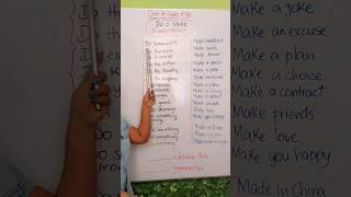 DO & MAKE .         #easyenglishtv  #clasedeingles ‍ #aprenderingles 