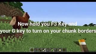 How to fix Chunk Borders not visible in Minecraft!!