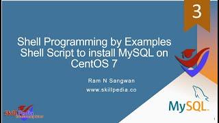 shell programming in linux |  Installing MySQL with Shell Script | MySQL installation