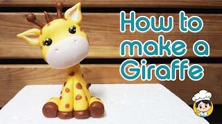 How to make a Giraffe using fondant