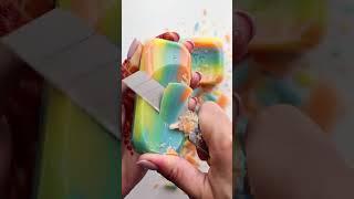 The Most Satisfying Rainbow Soap Carving ASMR 