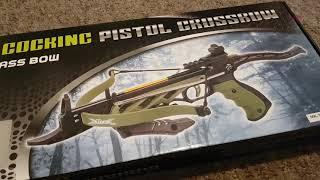 Crossbow MAN KUNG Alligator 80 LBS, Fiberglass bow - Unboxing