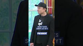 'They should lose their Pulitzer': Elon Musk slams New York Times article #elonmusk #trump #doge