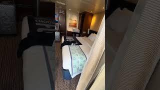 Cabin room tour, Ocean suite rm 7279, Carnival Radiance