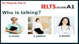 IELTS Life Skills A1 Listening Test 15 ►  New 