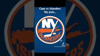 My prediction for Capitals vs. Islanders!  #nhl #washingtoncapitals #nyislanders #hockeyislife