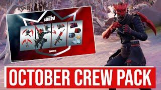 NEW RED CLAW FORTNITE OCTOBER CREW PACK BUNDLE! Full Gameplay & Review!