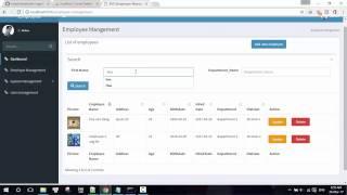 Build Employee Management System with Laravel 5.4 and Adminlte