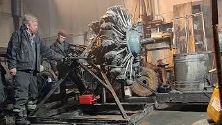 Shvetsov ASh-62 Radial Engine First Start