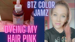 Dyeing My Hair Pink! | BTZ Color Jamz Pastel “Chic in Pink”