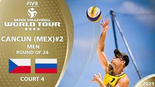 Perusic/Schweiner vs. Semenov/Leshukov - Full Match | 4* Cancun 2021 #2