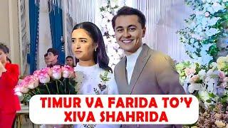 TIMUR ALIXONOV VA FARIDA TO’YI XIVA SHAHRIDA