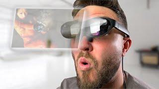 220” TV on your head! - Nreal Light AR glasses! 