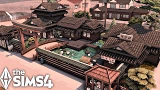 Japanese Pottery Studio + Family House | The Sims 4 | No CC | Stop Motion Speed Build