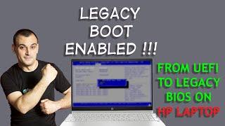 Legacy Boot | How to Enable Legacy to Boot from USB in HP Laptop