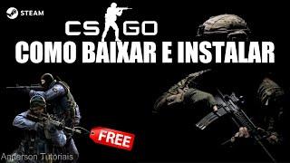 🟢Como Baixar e Instalar CS GO Original de Graça Oficial Na Steam Tutorial 2023