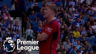 Rasmus Hojlund doubles Manchester United's lead against Brighton | Premier League | NBC Sports