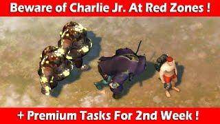 Charlie Jr. Boss At Red Zones + Premium Tasks For 2nd Week ! Last Day On Earth Survival