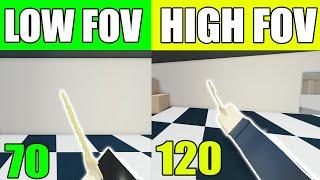 FOV Challenge In ROBLOX Arsenal! (70 vs 120 FOV)