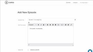 Publishing Your First Podcast Episode on Castos