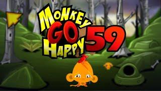 Игра "Счастливая Обезьянка 59" (Monkey GO Happy 59) - прохождение