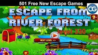 [Walkthrough] 501 Free New Escape Games level 330 - Escape from river forest - Complete Game