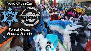 Huge Fursuit Parade Goes Thru European City! - NordicFuzzcon 2024