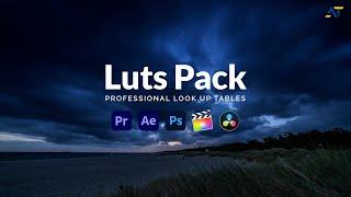 LUTS Premium Pack premiere pro | After Effects | Cinematic Luts | Color grading | AfterFX Templates