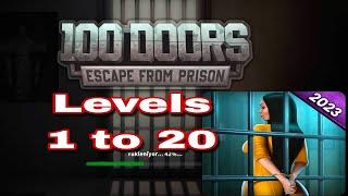 100 Doors Escape From Prison - Level 1 2 3 4 5 6 7 8 9 10 11 12 13 14 15 16 17 18 19 20 Walkthrough