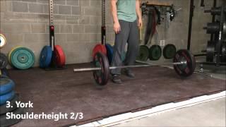 Droptest w 9 different barbells (Eleiko's/Schnell/Ivanko/Berg Hantel/York/ATX...)