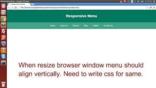 Responsive Navigation Menu Bar | HTML, CSS & JQuery