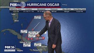 Tracking Hurricane Oscar, Tropical Storm Nadine | Tropical Weather Forecast