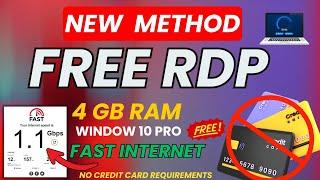 Free RDP Hosting Server For Lifetime | Instant RDP Activation | No Credit Card Requirement |