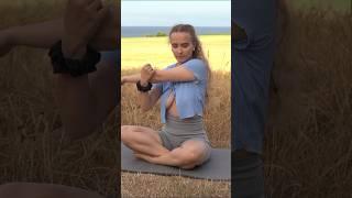 4k yoga on a field