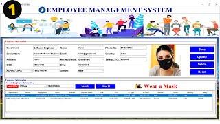 1/3 - Employee Management System Project With Database in Python | Python Project