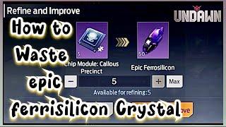 How to Waste  Epic Ferrisilicon Crystal #undawnglobal #undawnlive #yonmaq #undawngame #undawntamil