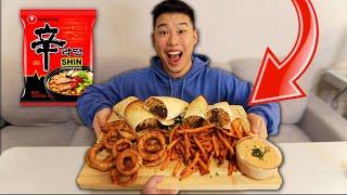My Girlfriend Made Me A Ramen Burrito | Zach & Tee
